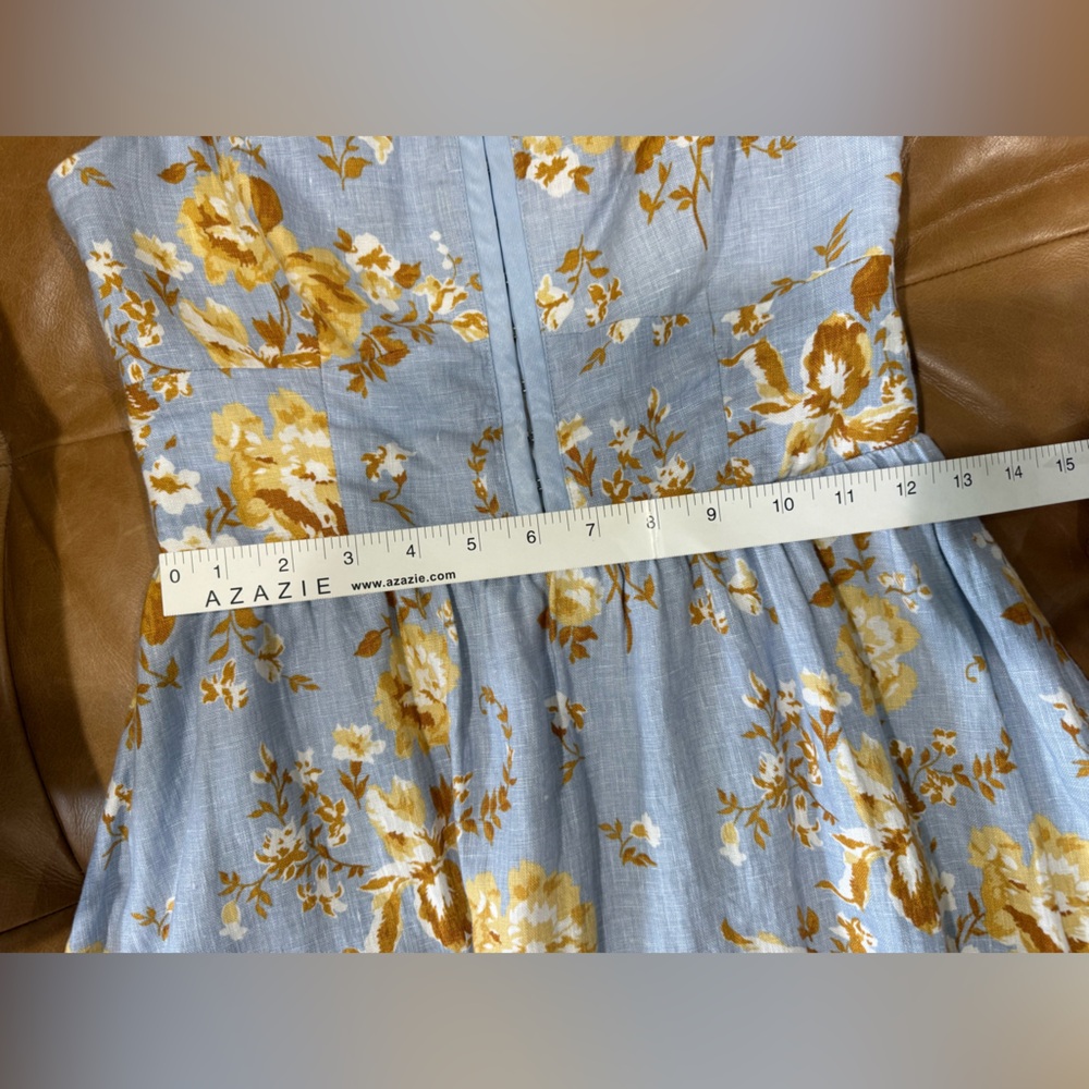 Reformation Tagliatelle Midi Dress in Heavenly Size 2 - Picture 3 of 7